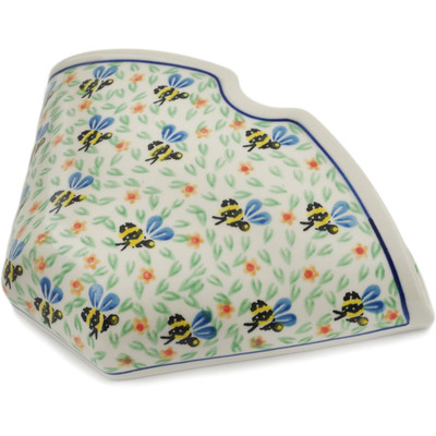 Polish Pottery Coffee Filter Holder 9" Honey Bee