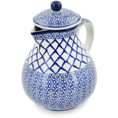 Polish Pottery Coffee server Blue Harmony