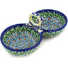 Polish Pottery Condiment Dish 10" Cactus UNIKAT