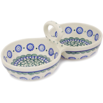 Polish Pottery Condiment Dish 10&quot; Maia