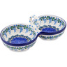 Polish Pottery Condiment Dish 10&quot; Wisteria