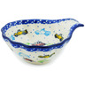 Polish Pottery Condiment Dish 5&quot; Traffic Jam
