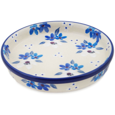 Polish Pottery Condiment Dish 6&quot; Bunches Of Beauty UNIKAT