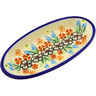 Polish Pottery Condiment Dish 6&quot; Fanciful Ladybug