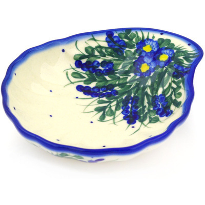 Polish Pottery Condiment Dish 6&quot;