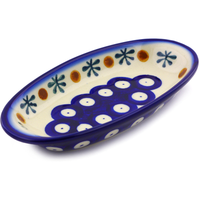 Polish Pottery Condiment Dish 6&quot; Mosquito