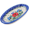 Polish Pottery Condiment Dish 6" Open Fields