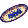 Polish Pottery Condiment Dish 6" Passion Poppy