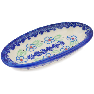 Polish Pottery Condiment Dish 6&quot; Sweet Day