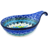 Polish Pottery Condiment Dish 7&quot; Buquet Azul UNIKAT