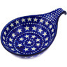 Polish Pottery Condiment Dish 7&quot; Midnight Stars