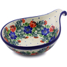 Polish Pottery Condiment Dish 7&quot; Polish Wreath