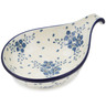 Polish Pottery Condiment Dish 7" Rain Clouds