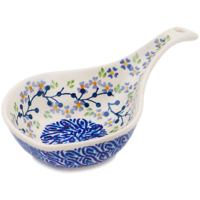 Polish Pottery Condiment Dish 8&quot; Branches Of Delicacy