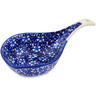 Polish Pottery Condiment Dish 8&quot; Flowers On The Lake