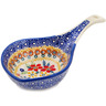 Polish Pottery Condiment Dish 8&quot; Summer Bouquet UNIKAT