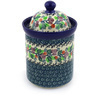 Polish Pottery Cookie Jar 8&quot; Berry Garland