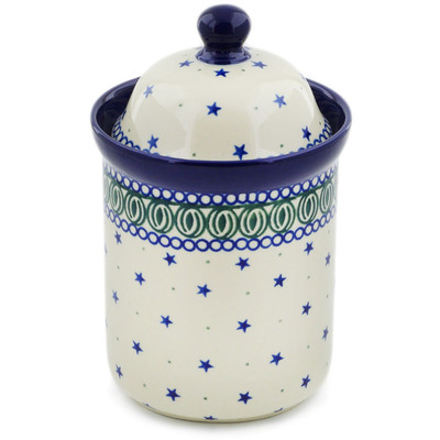 Polish Pottery Cookie Jar 8&quot; Copernicus