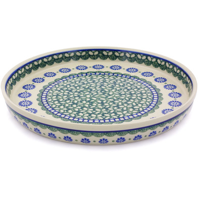 Polish Pottery Cookie Platter 10&quot; Maia