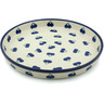 Polish Pottery Cookie Platter 10&quot; Wild Blueberry