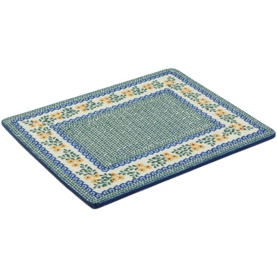Polish Pottery Cookie Sheet 13&quot; Summer Day