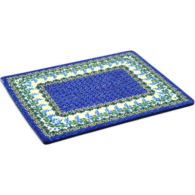 Polish Pottery Cookie Sheet 13&quot; Wisteria
