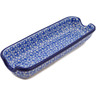 Polish Pottery Corn Tray 8&quot; Magical Blue
