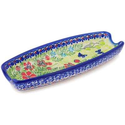 Polish Pottery Corn Tray 9&quot; Metamorphosis