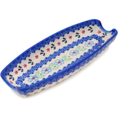 Polish Pottery Corn Tray 9&quot; Sweet Day