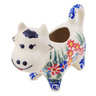 Polish Pottery Cow Shaped Creamer 2 oz Blissful Daisy