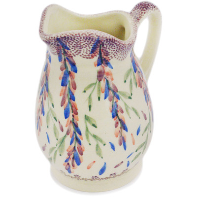 Polish Pottery Creamer 10 oz Lupine Surprise UNIKAT