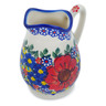 Polish Pottery Creamer 12 oz Bold Sights UNIKAT