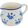 Polish Pottery Creamer 12 oz Bunches Of Beauty UNIKAT