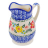 Polish Pottery Creamer 12 oz Hibiscus Haven