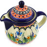 Polish Pottery Creamer 12 oz Spring Splendor UNIKAT