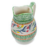 Polish Pottery Creamer 12 oz Tulip Ring