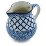 Polish Pottery Creamer 16 oz Blue Harmony