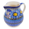 Polish Pottery Creamer 16 oz Joyful Meadow UNIKAT