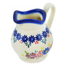 Polish Pottery Creamer 3 oz Bouquet In Bloom UNIKAT