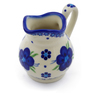 Polish Pottery Creamer 4 oz Bleu-belle Fleur