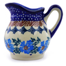 Polish Pottery Creamer 4 oz Blue Cornflower