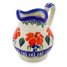 Polish Pottery Creamer 4 oz Grecian Fields