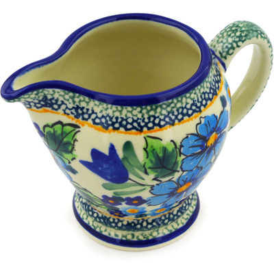 Polish Pottery Creamer 5 oz Evangeline UNIKAT