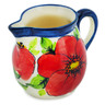 Polish Pottery Creamer 5 oz Pink Glory UNIKAT