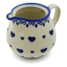 Polish Pottery Creamer 6 oz Blue Valentine