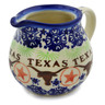 Polish Pottery Creamer 6 oz Texas State