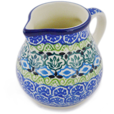 Polish Pottery Creamer 7 oz Artistic Boho