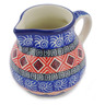 Polish Pottery Creamer 7 oz Aztec Night