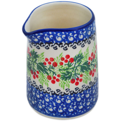 Polish Pottery Creamer 7 oz Blooming Rowan