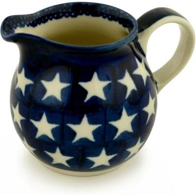 Polish Pottery Creamer 7 oz